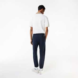 Lacoste Heren Lacoste Organic Cotton Sweatpants in Navy
