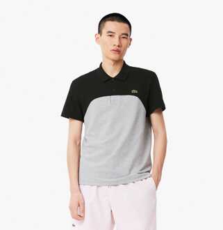 Lacoste Heren Lacoste Regular Fit L.12.12 Colour Block Poloshirt in Grijs
