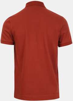 Lacoste Heren Lacoste Regular Fit Paris Stretch Piqué Poloshirt in Rood - maat S