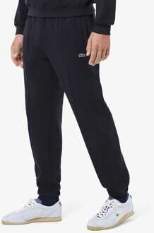 Lacoste Heren Lacoste Regular-Fit Pique Sweatpants in Blauw - maat