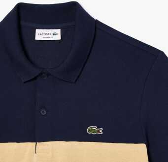 Lacoste Heren Lacoste Regular-Fit Stretch Piqué Poloshirt in Multi kleur Veelkleurig