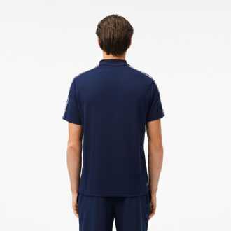 Lacoste Heren Lacoste Regular Fit Ultra Dry Piqué Tennis Poloshirt in Navy