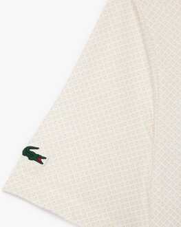 Lacoste Heren Lacoste Regular-Fit UV Proect Golf poloshirt in crème - S