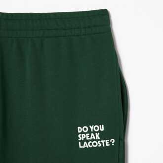 Lacoste Heren Lacoste Relaxed-Fit Sweatpants in Groen - XS