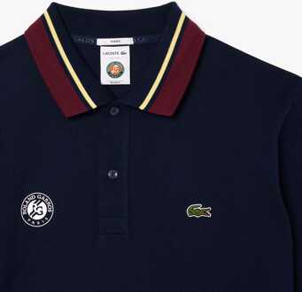 Lacoste Heren Lacoste Roland-Garros Sport Edition Umpire Poloshirt in Blauw - maat XS