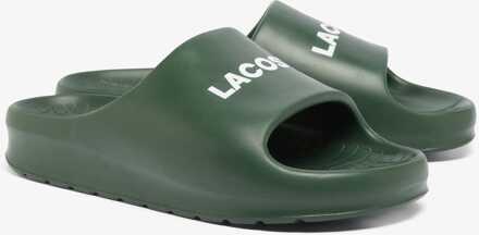 Lacoste Heren Lacoste Serve Slide 1.0 Sliders in Groen