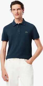 Lacoste Heren Lacoste Slim-Fit L.12.12 Pique Poloshirt in Blauw - maat M