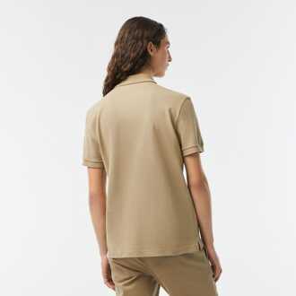 Lacoste Heren Lacoste Slim Fit L.12.12 Piqué Poloshirt in Bruin