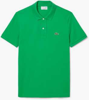 Lacoste Heren Lacoste Slim Fit L.12.12 Piqué Poloshirt in Groen