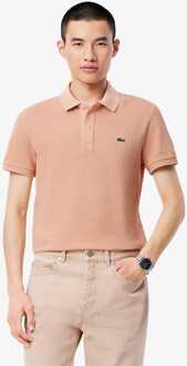 Lacoste Heren Lacoste Slim-Fit L.12.12 Pique Poloshirt in Oranje - XL
