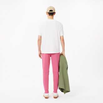 Lacoste Heren Lacoste Slim Fit Organic Cotton Joggers in Roze