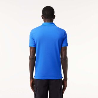Lacoste Heren Lacoste Slim Fit Poloshirt in Blauw - maat