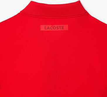 Lacoste Heren Lacoste Sport Tennis x Novak Djokovic Fan Regular-Fit Poloshirt in Rood - maat XS