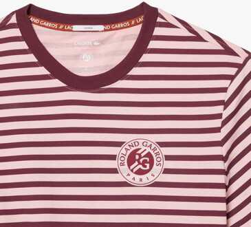 Lacoste Heren Lacoste Sport Ultra Dry Sport Roland-Garros Edition T-shirt in Roze - XS