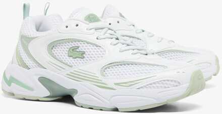 Lacoste Heren Lacoste Storm 96 2K Sportschoenen in Wit Groen - maat