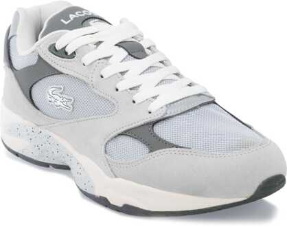 Lacoste Heren Lacoste Storm 96 Vintage Leren Trainers in Grijs - EU 46 / UK 11