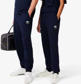 Lacoste Heren Lacoste Sweatbroek met Taps toelopende pijpen in Blauw