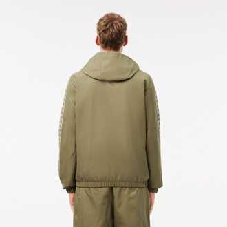 Lacoste Heren Lacoste Tennis Track Jacket met monogram in Khaki - maat M Kaki