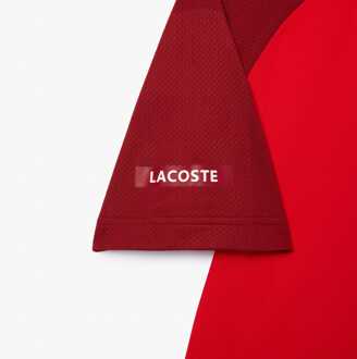 Lacoste Heren Lacoste Tennis X Daniil Medvedev Slim-Fit Poloshirt in Rood - maat S