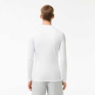 Lacoste Heren Lacoste Ultra Dry Sport T-shirt met lange mouwen in Wit