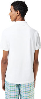 Lacoste Heren Mini Piqué Poloshirt (Wit) - maat S
