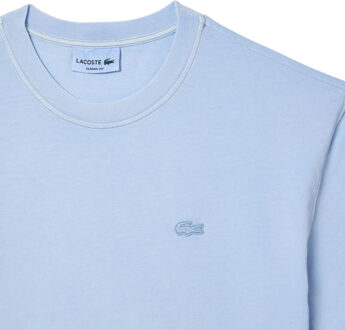 Lacoste Heren natuurlijk geverfd T-shirt (Blauw) - maat XS
