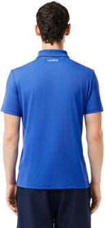 Lacoste Heren Novak Djokovic Fan Regular Tennis Poloshirt (Blauw) - maat M