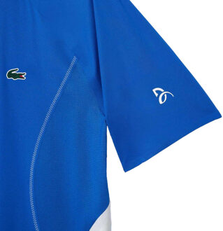 Lacoste Heren Novak Djokovic Regular Tennis Poloshirt (Blauw) - S