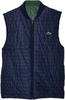 Lacoste Heren Omkeerbare Lichte Gevoerde Gilet (Groen) - S