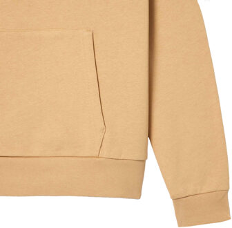 Lacoste Heren Organic Cotton Full Zip Hoodie (Beige)
