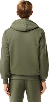 Lacoste Heren Organic Cotton Full Zip Hoodie (Groen) - S