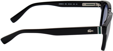 Lacoste Heren Ovale Lint Acetaat Zonnebril L6015S Zwart - One Size