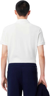 Lacoste Heren Paris Open Kraag Klassiek Polo Shirt (Wit) - maat