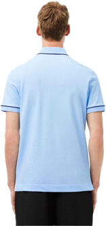Lacoste Heren Paris Pique Stretch Regular Poloshirt (Lichtblauw)