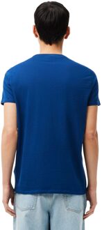 Lacoste Heren Pima Katoen T-Shirt (Donkerblauw) - maat XS