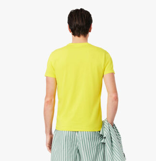 Lacoste Heren Pima Katoen T-Shirt (Geel) - S