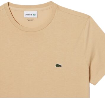 Lacoste Heren Pima T-shirt Beige