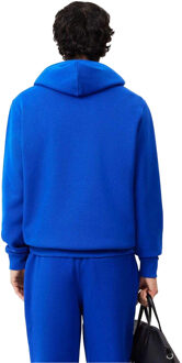Lacoste Heren Piqué Hoodie (Blauw)