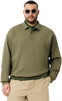 Lacoste Heren Piqué Los Sweatshirt (Groen) - maat S