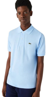 Lacoste Heren Polo Shirt Korte Mouw Lacoste , Blue , Heren