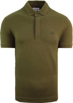 Lacoste heren poloshirt in kaki Regular Fit - maat