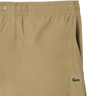 Lacoste Heren Poplin Relaxed Fit Korte Broek (Beige) - maat