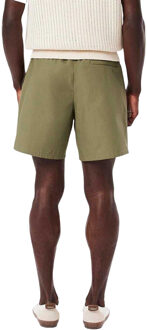 Lacoste Heren Poplin Relaxed Fit Korte Broek (Groen)