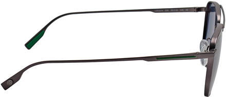 Lacoste Heren Rechthoekige Metalen Pilotenstijl Zonnebril L269S Zwart - One Size