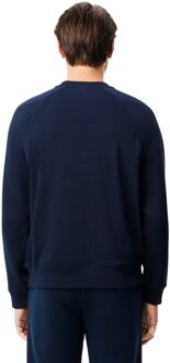 Lacoste Heren Rene Did It First Crew Hals Relaxed Fit Sweatshirt (Marine) - maat Navy