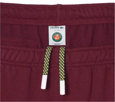 Lacoste Heren Roland Garro Editie Fleece Tennisshort (Rood)