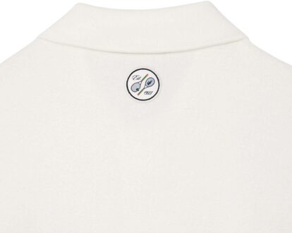 Lacoste Heren Roland Garros Editie Badstof Relaxed Fit Poloshirt (Crème) - S