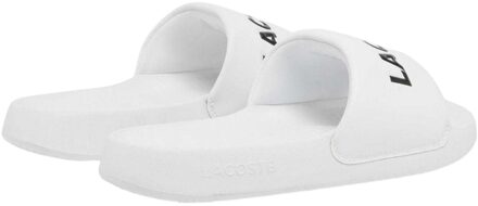 Lacoste Heren Serve 1.0 Schuivers (Wit/zwart) - EU 40.5 / UK 7