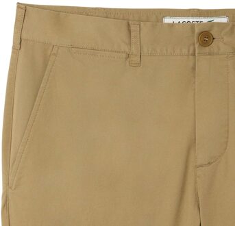 Lacoste Heren Stretch Lichtgewicht Slanke Broek (Beige) - 38 Lang