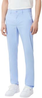Lacoste Heren Stretch Lichtgewicht Slanke Broek (Blauw) - 42 Lang